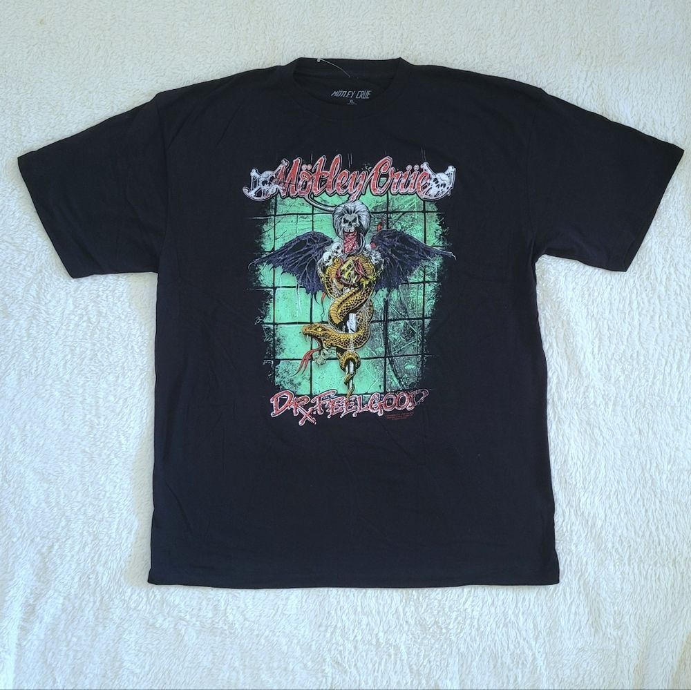 Motley Crue🎸 "Dr. Feelgood" Graphic Tee👕